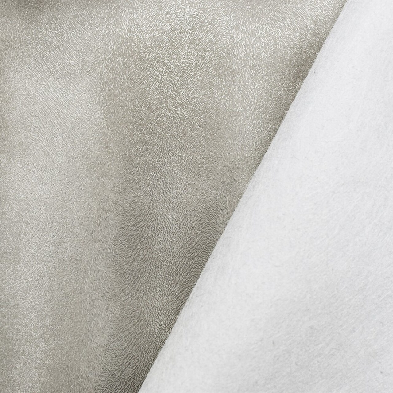 Silver Gray Majilite Faux Leather Upholstery Fabric By the Yard